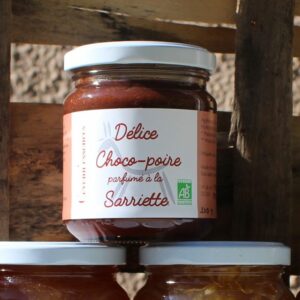 confiture choco poire sarriette