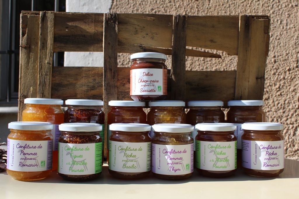 confitures aromatisées