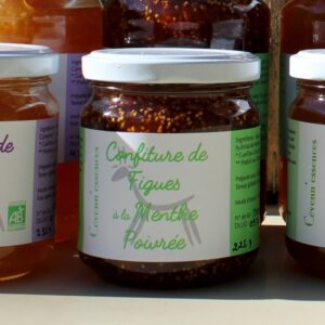 confiture figues à l'hydrolat de menthe