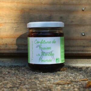 confiture fraise menthe